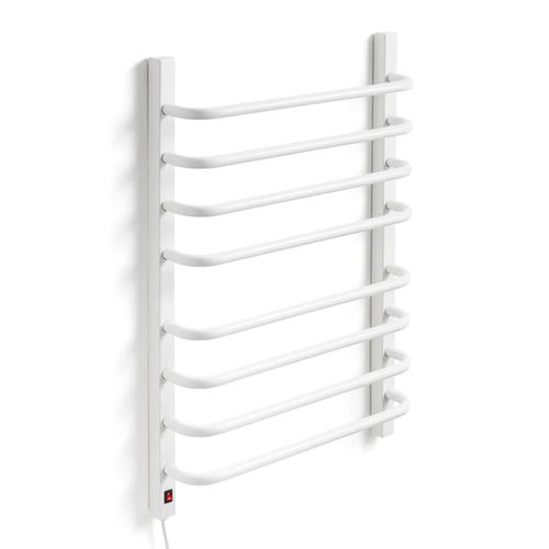 Toalheiro Térmico para 2 Toalhas 220V Fio Esquerdo Branco Flape
