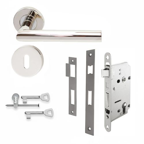 Fechadura Interna Hegel 55mm Inox Polida Hafele