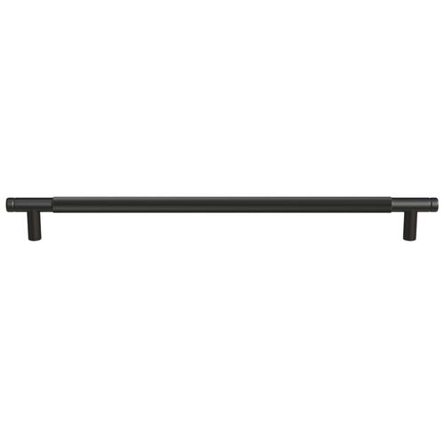 Puxador Zigrinato IL-1580 288mm Preto Italy Line