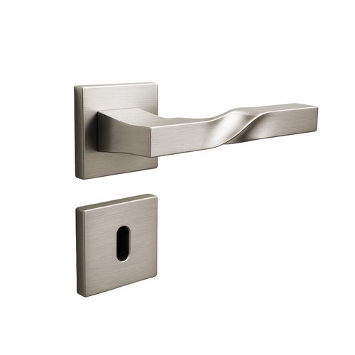 Maçaneta Narval Interna Quadrada Níquel Escovado Zen