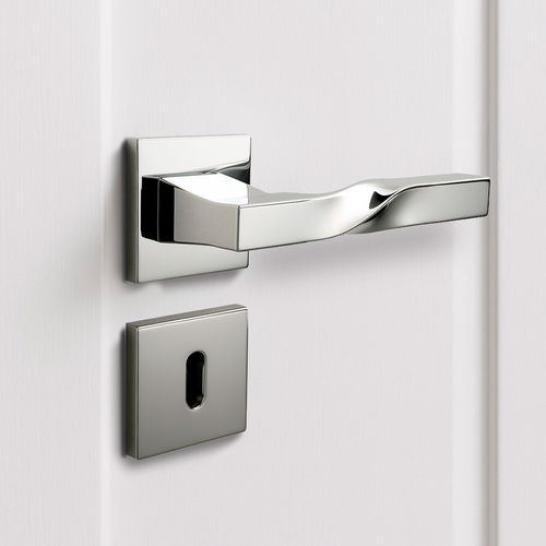 Maçaneta Narval Interna Quadrada Cromado Zen