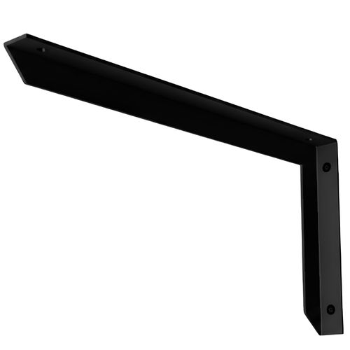 Suporte de Prateleira L 10x15cm Preto Reforçado em Aço Bals