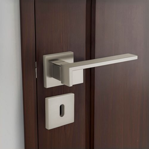 Maçaneta Interna Quadrado Niquel Escovado Break Zen