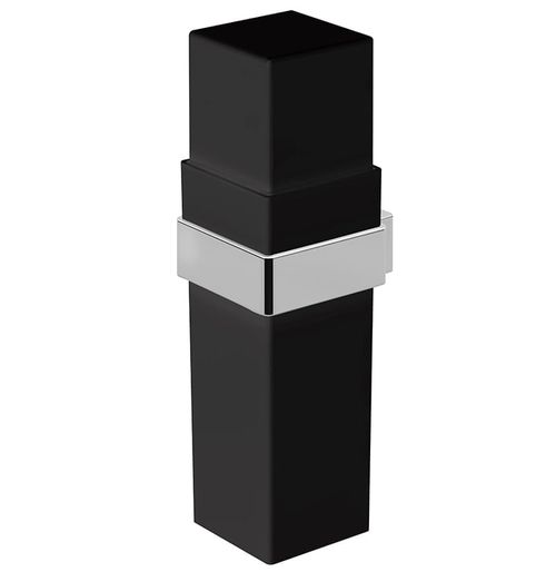 Porta Objetos Spirit Fixo Cromado e Preto Zen