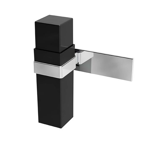 Porta Objetos Soul Fixo Cromado e Preto Zen