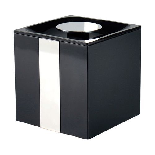 Lixeira 1,5 Litros Miss By Zen Cromado com Preto Zen