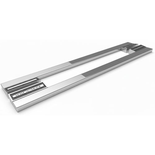 Puxador Minimalist Duplo 1000mm Inox Polido Zen