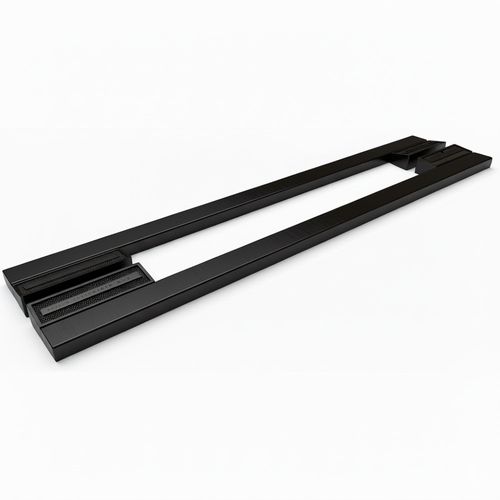 Puxador Minimalist Duplo 1500mm Preto Zen
