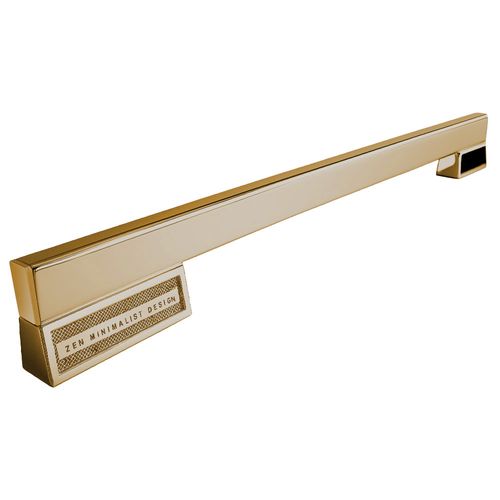 Puxador Minimalist Duplo 300mm Dourado Matte Zen