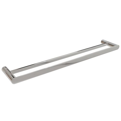 Porta Toalha Solano Duplo 60cm Inox Polido Italy Line