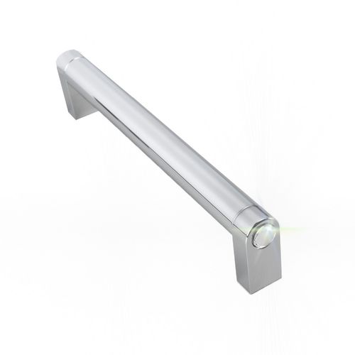 Puxador Allen Liso 352mm Cromado com Diamond Zen