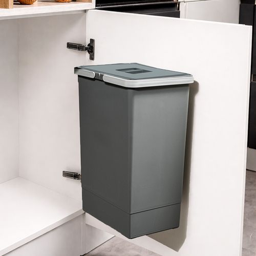 Lixeira Easy Living 15 Litros Cinza Zen