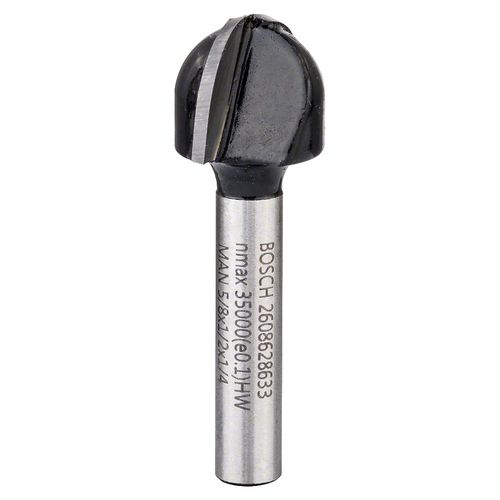 Fresa Tupia Meia Cana R5/16" Haste 1/4" Bosch