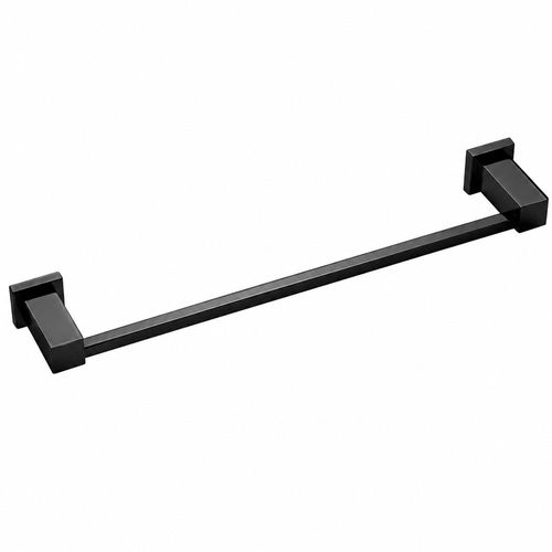Toalheiro Bari 200mm Preto Fosco Metalworks
