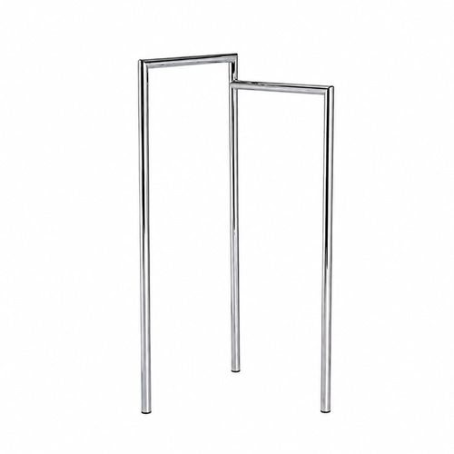 Toalheiro Duplo Articulado de Piso Cromado Metalworks