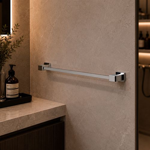 Toalheiro Bari 450mm Cromado Metalworks