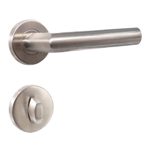 Fechadura Banheiro 892 ST2 55mm Inox Escovado La Fonte