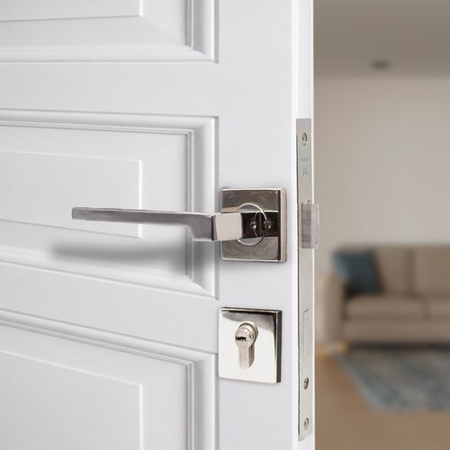 Fechadura Externa Dritto 55mm Inox Polido Hafele