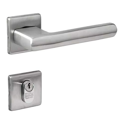 Fechadura Externa 454 ST2 55mm Inox Escovado La Fonte