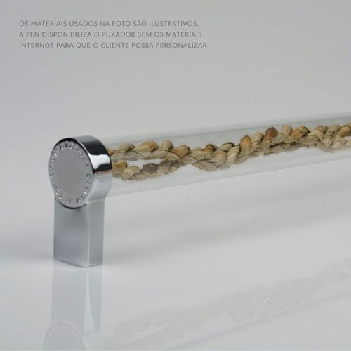 Puxador Person 160mm Cromado Zen