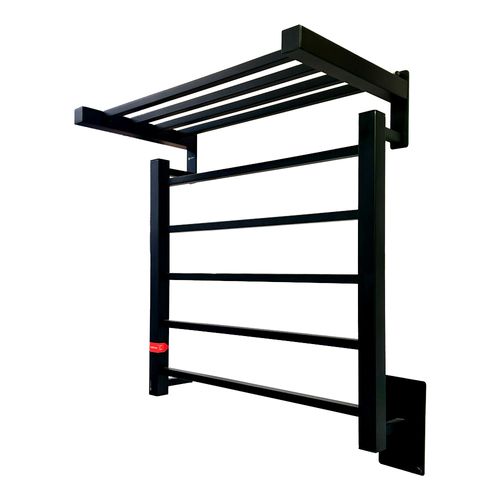 Toalheiro Térmico Rack Quada Pequeno Fio Oculto Metalworks by Crismoe